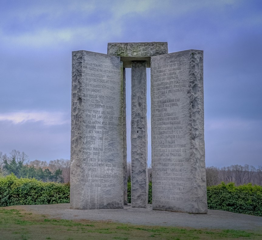 Georgia Guidestones: Monument des Todes?